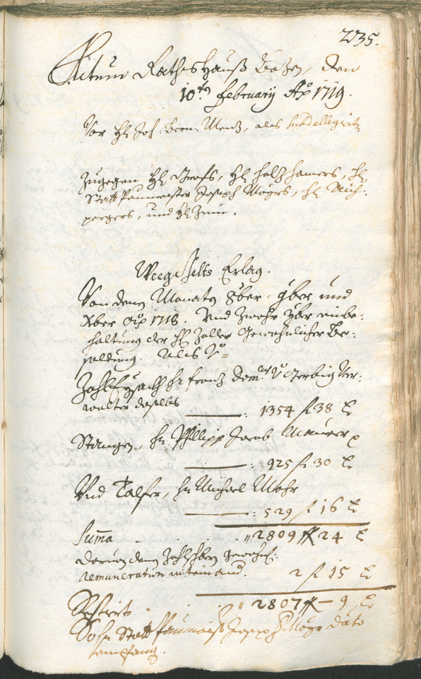 Stadtarchiv Bozen - BOhisto Ratsprotokoll 1717/20 