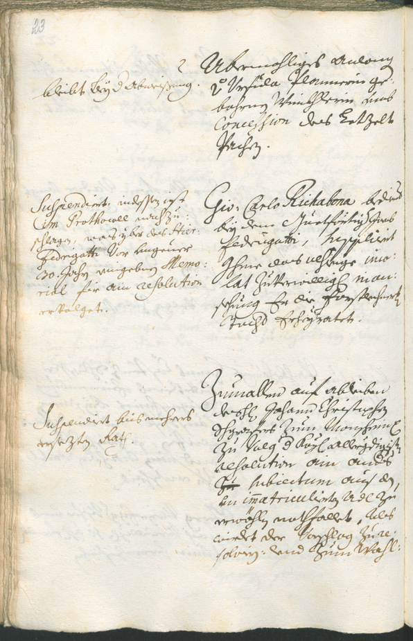 Stadtarchiv Bozen - BOhisto Ratsprotokoll 1717/20 