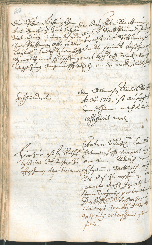 Stadtarchiv Bozen - BOhisto Ratsprotokoll 1717/20 