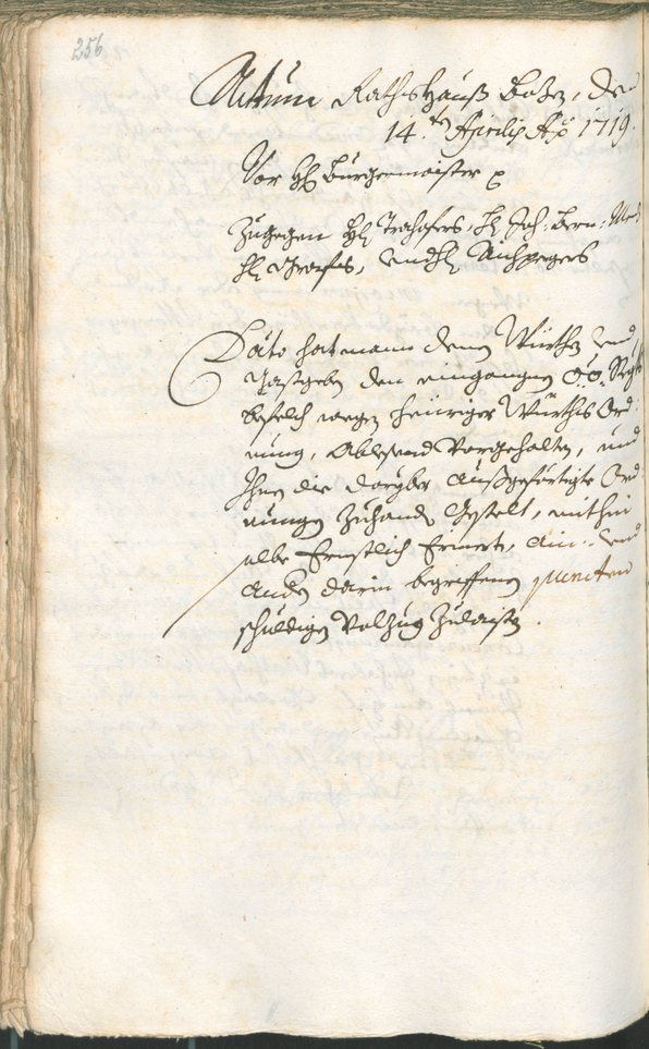 Civic Archives of Bozen-Bolzano - BOhisto Ratsprotokoll 1717/20 