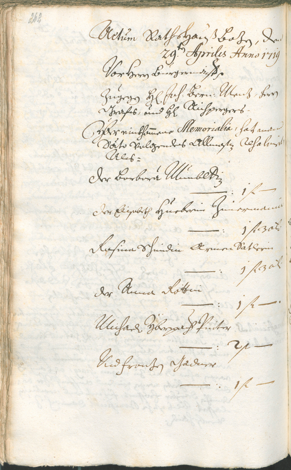 Civic Archives of Bozen-Bolzano - BOhisto Ratsprotokoll 1717/20 