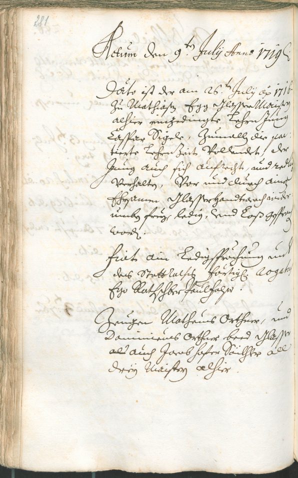 Civic Archives of Bozen-Bolzano - BOhisto Ratsprotokoll 1717/20 