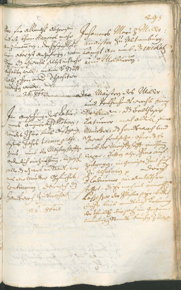 Stadtarchiv Bozen - BOhisto Ratsprotokoll 1717/20 