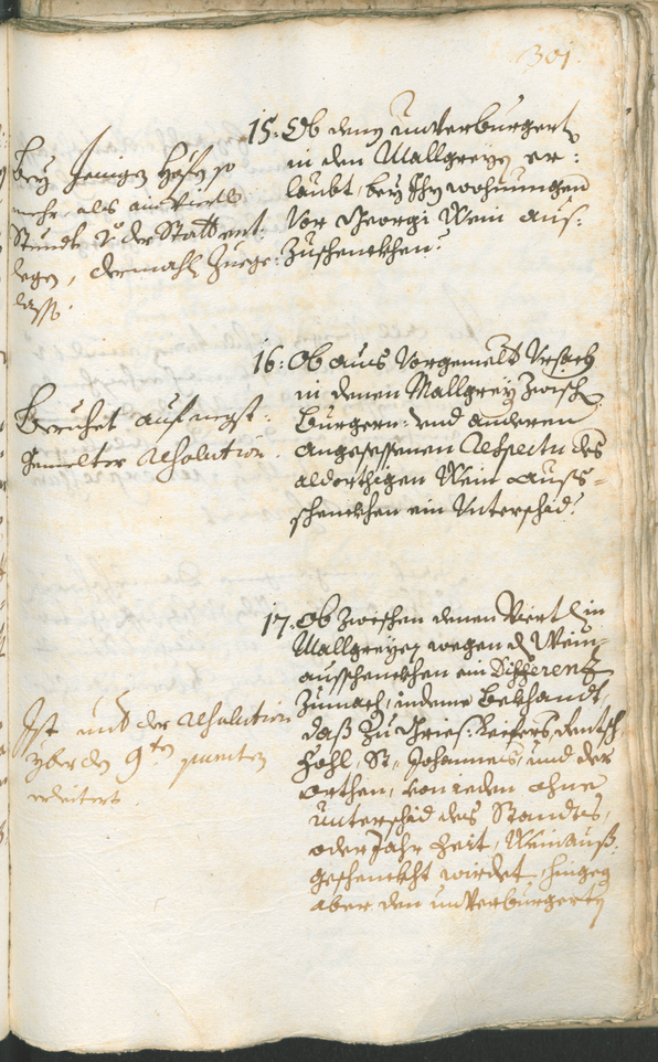 Stadtarchiv Bozen - BOhisto Ratsprotokoll 1717/20 