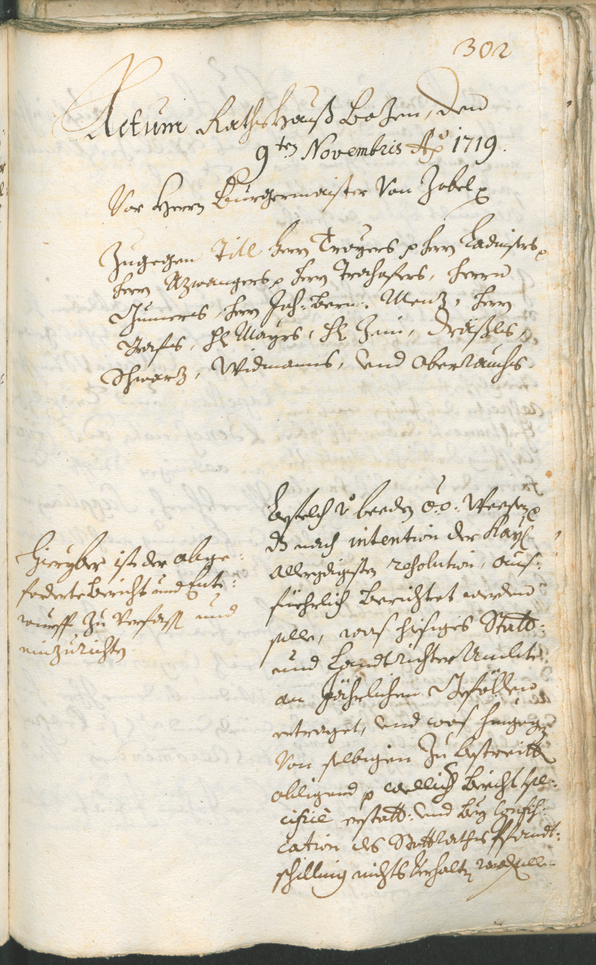 Civic Archives of Bozen-Bolzano - BOhisto Ratsprotokoll 1717/20 