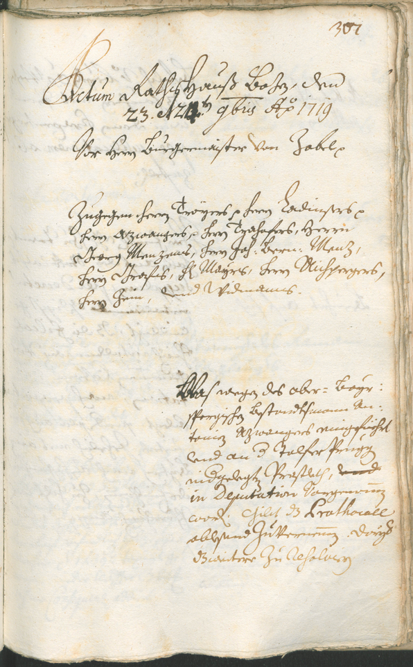 Civic Archives of Bozen-Bolzano - BOhisto Ratsprotokoll 1717/20 