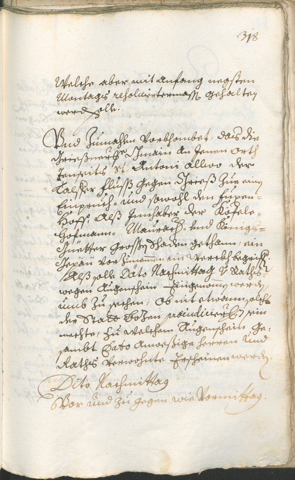 Stadtarchiv Bozen - BOhisto Ratsprotokoll 1717/20 