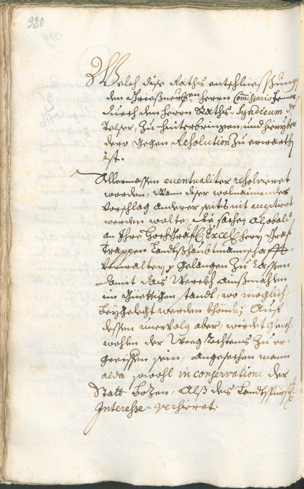 Civic Archives of Bozen-Bolzano - BOhisto Ratsprotokoll 1717/20 