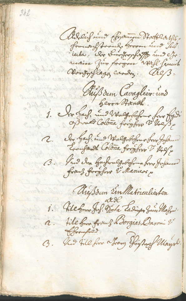 Stadtarchiv Bozen - BOhisto Ratsprotokoll 1717/20 