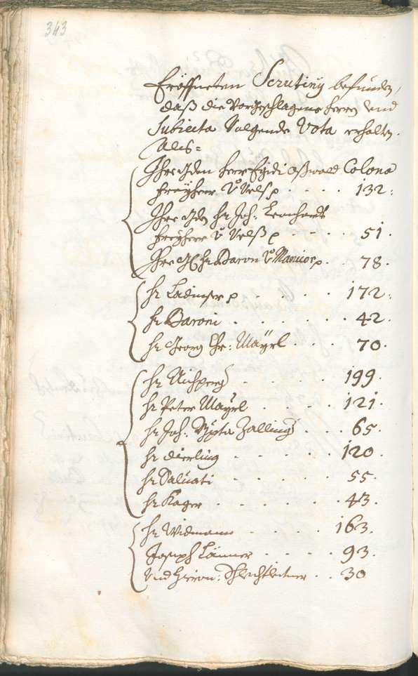 Stadtarchiv Bozen - BOhisto Ratsprotokoll 1717/20 