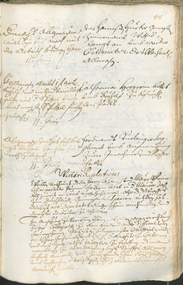 Stadtarchiv Bozen - BOhisto Ratsprotokoll 1717/20 