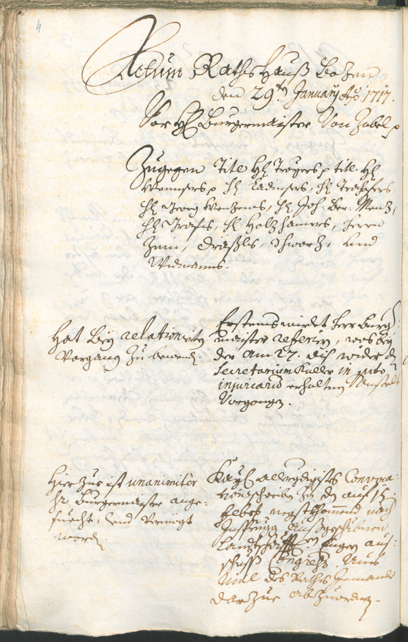 Civic Archives of Bozen-Bolzano - BOhisto Ratsprotokoll 1717/20 