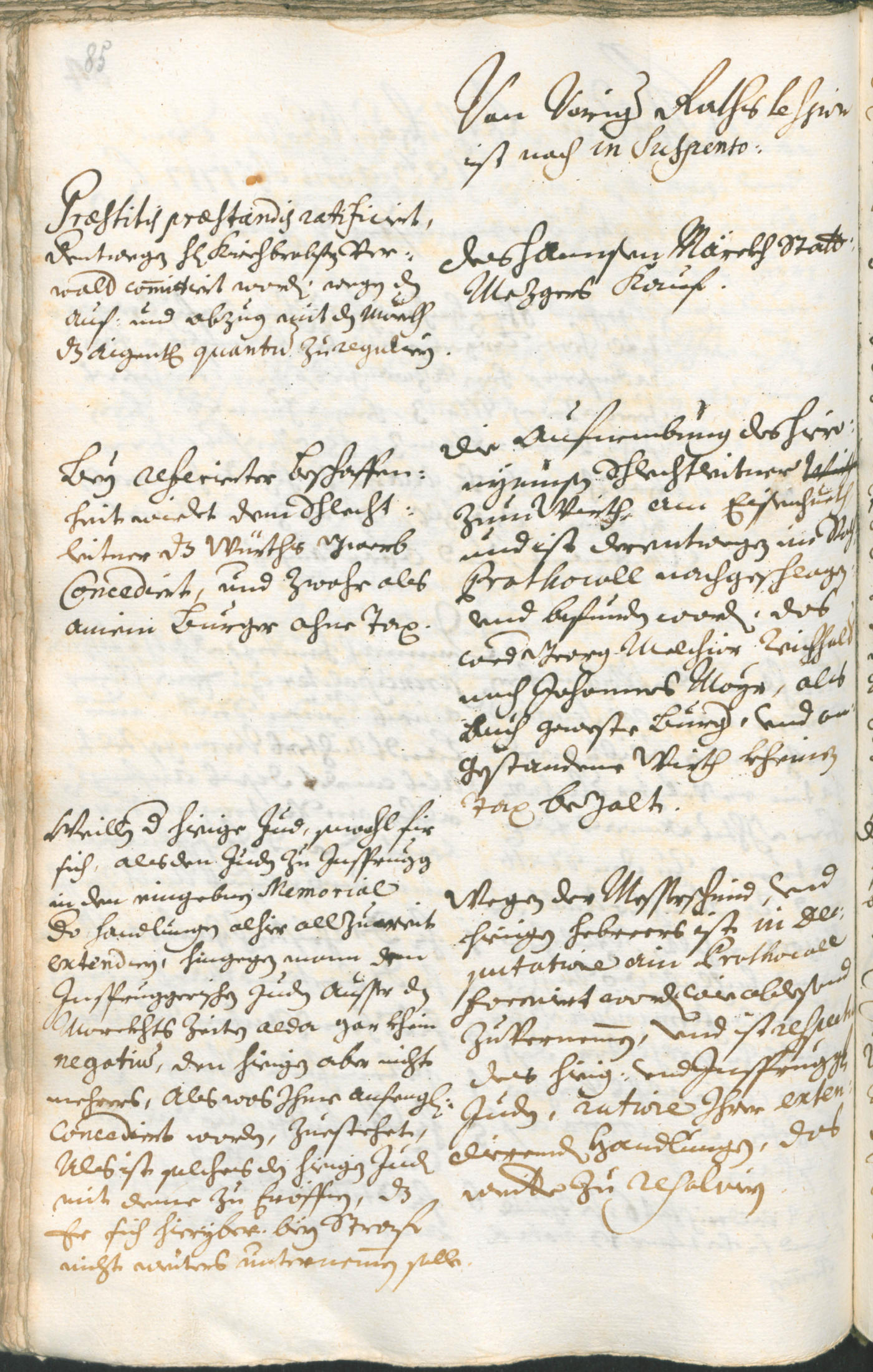 Civic Archives of Bozen-Bolzano - BOhisto Ratsprotokoll 1717/20 