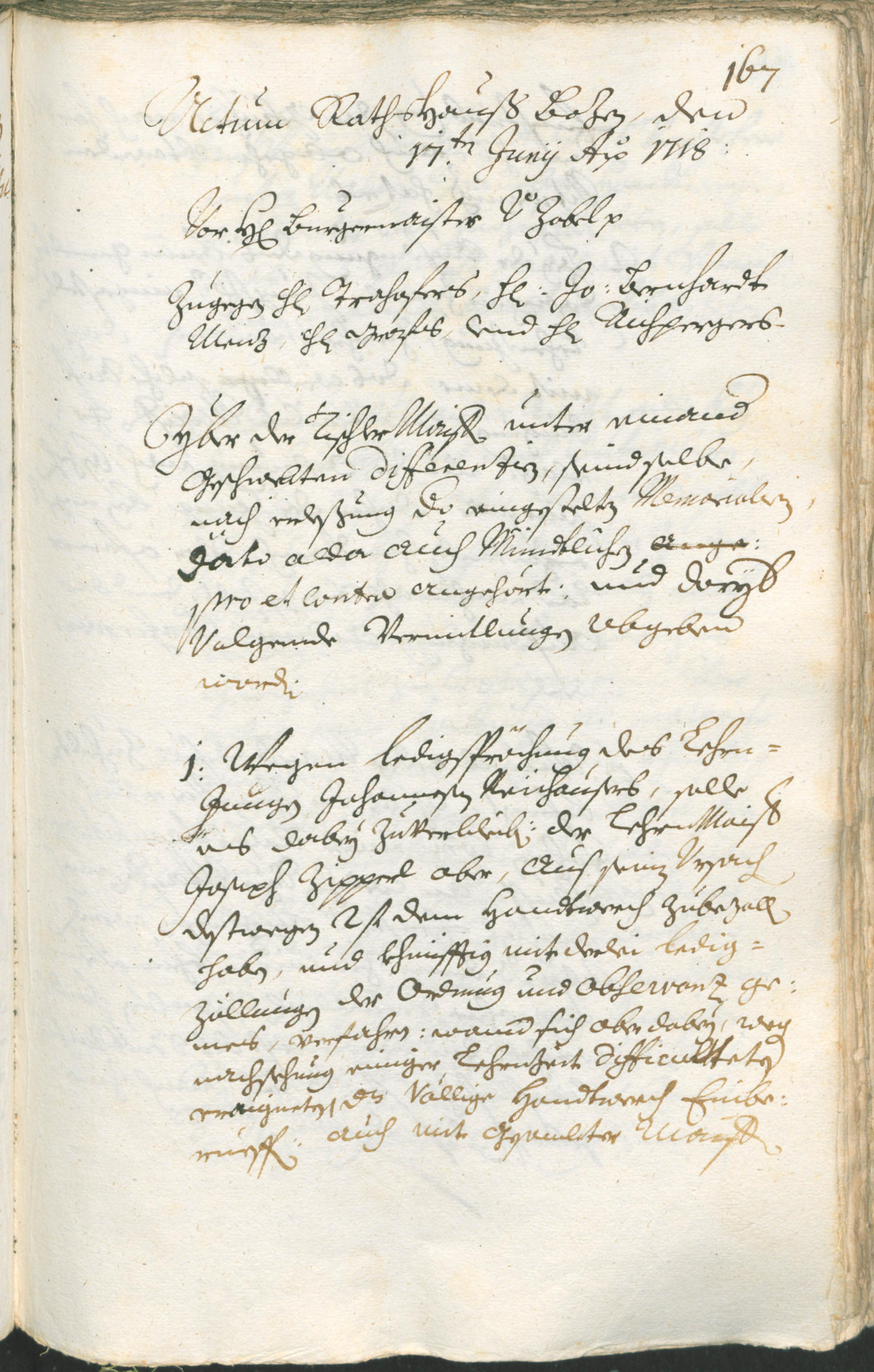 Civic Archives of Bozen-Bolzano - BOhisto Ratsprotokoll 1717/20 