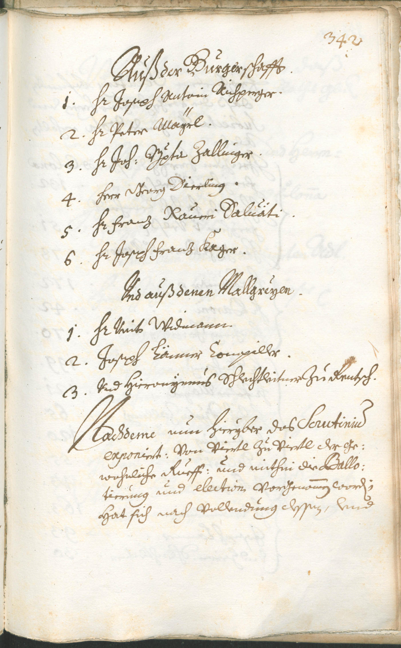Stadtarchiv Bozen - BOhisto Ratsprotokoll 1717/20 