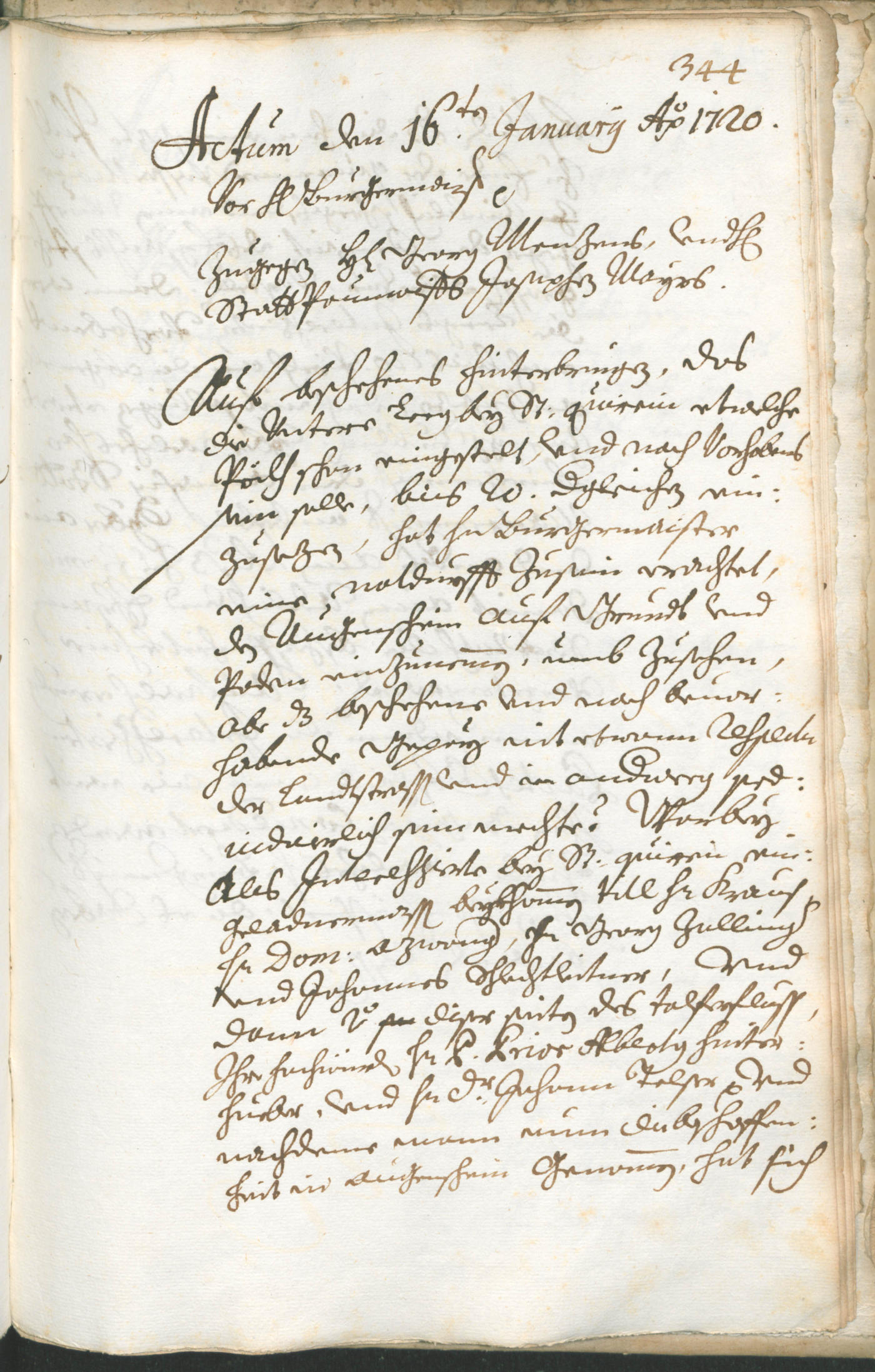 Archivio Storico della Città di Bolzano - BOhisto protocollo consiliare 1717/20 