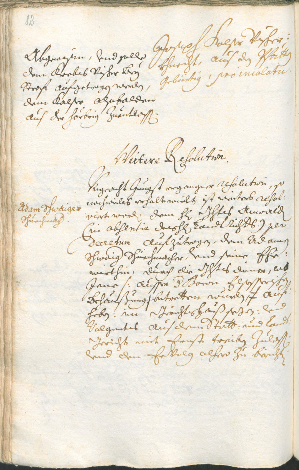 Stadtarchiv Bozen - BOhisto Ratsprotokoll 1717/20 