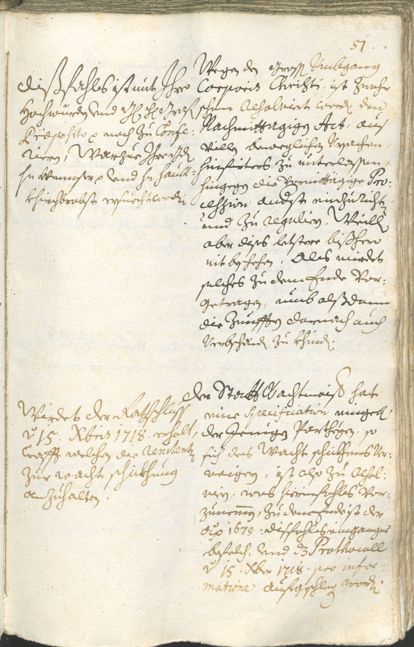 Civic Archives of Bozen-Bolzano - BOhisto Ratsprotokoll 1720/23 