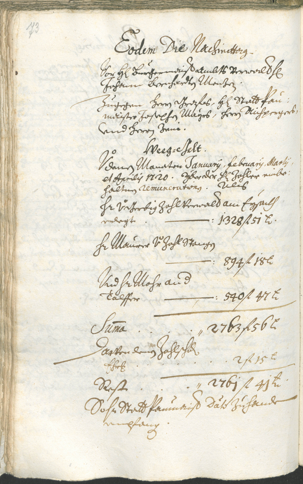 Archivio Storico della Città di Bolzano - BOhisto protocollo consiliare 1720/23 