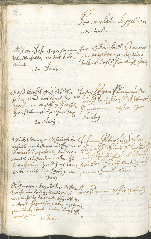 Civic Archives of Bozen-Bolzano - BOhisto Ratsprotokoll 1720/23 