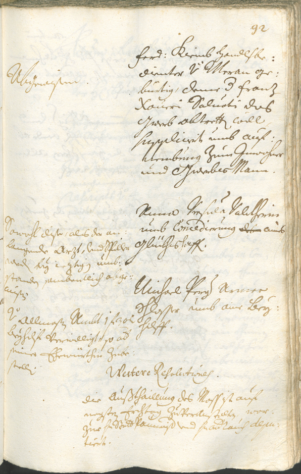 Civic Archives of Bozen-Bolzano - BOhisto Ratsprotokoll 1720/23 