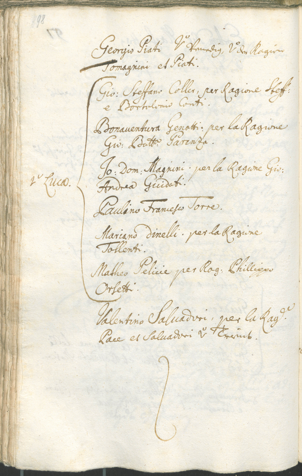 Stadtarchiv Bozen - BOhisto Ratsprotokoll 1720/23 