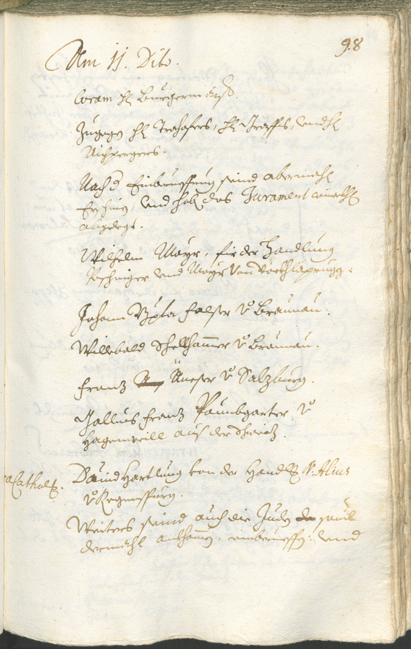 Civic Archives of Bozen-Bolzano - BOhisto Ratsprotokoll 1720/23 