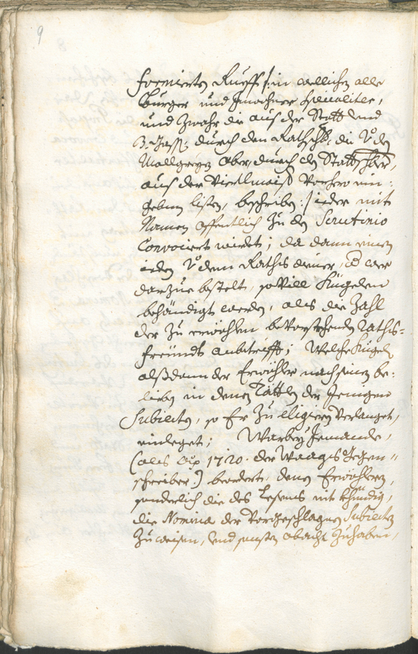 Archivio Storico della Città di Bolzano - BOhisto protocollo consiliare 1720/23 