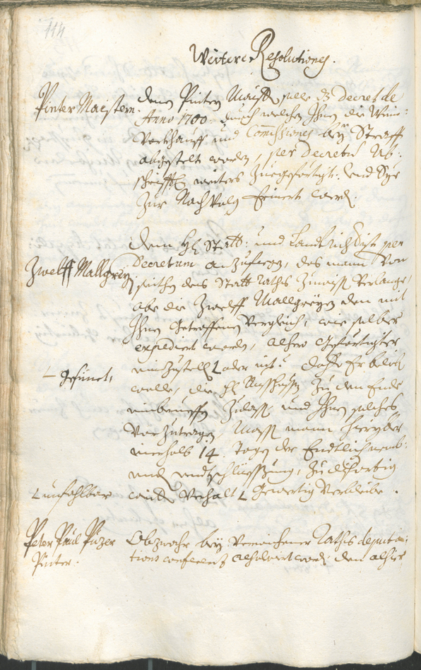 Civic Archives of Bozen-Bolzano - BOhisto Ratsprotokoll 1720/23 