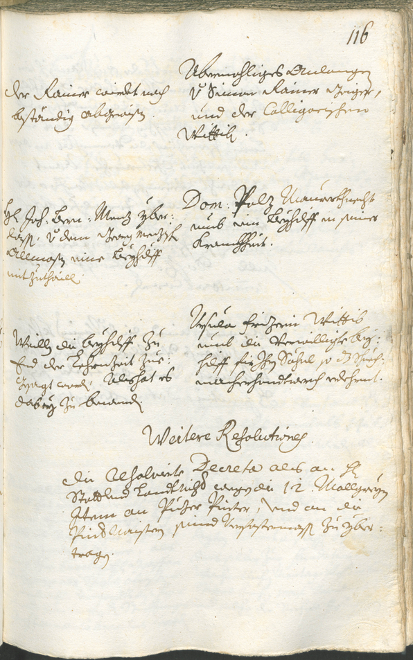 Stadtarchiv Bozen - BOhisto Ratsprotokoll 1720/23 