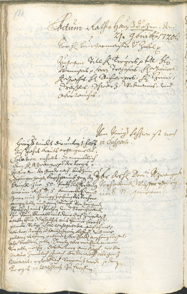 Civic Archives of Bozen-Bolzano - BOhisto Ratsprotokoll 1720/23 