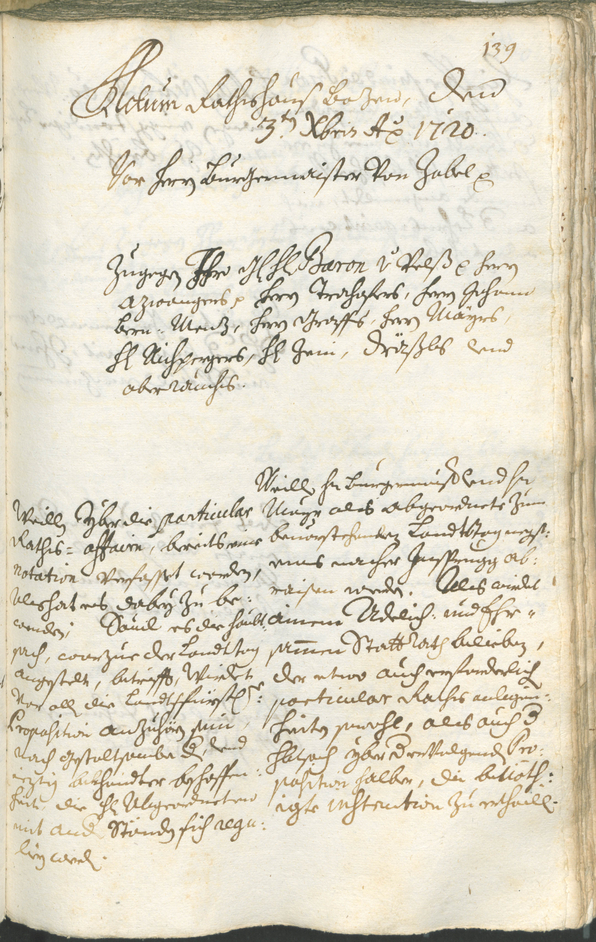 Civic Archives of Bozen-Bolzano - BOhisto Ratsprotokoll 1720/23 