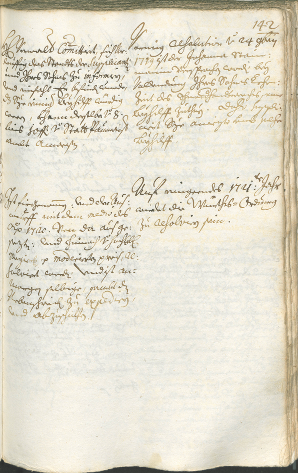 Civic Archives of Bozen-Bolzano - BOhisto Ratsprotokoll 1720/23 