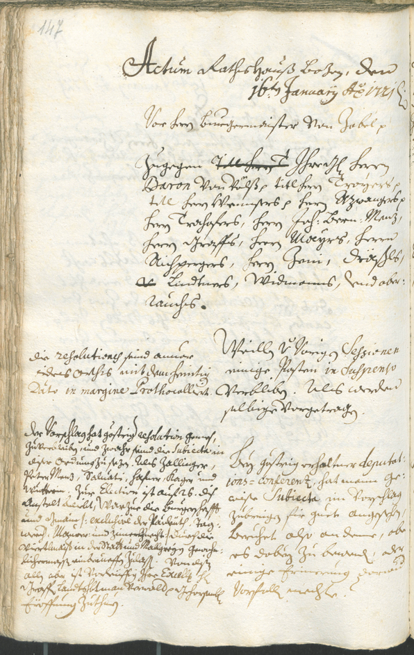 Archivio Storico della Città di Bolzano - BOhisto protocollo consiliare 1720/23 