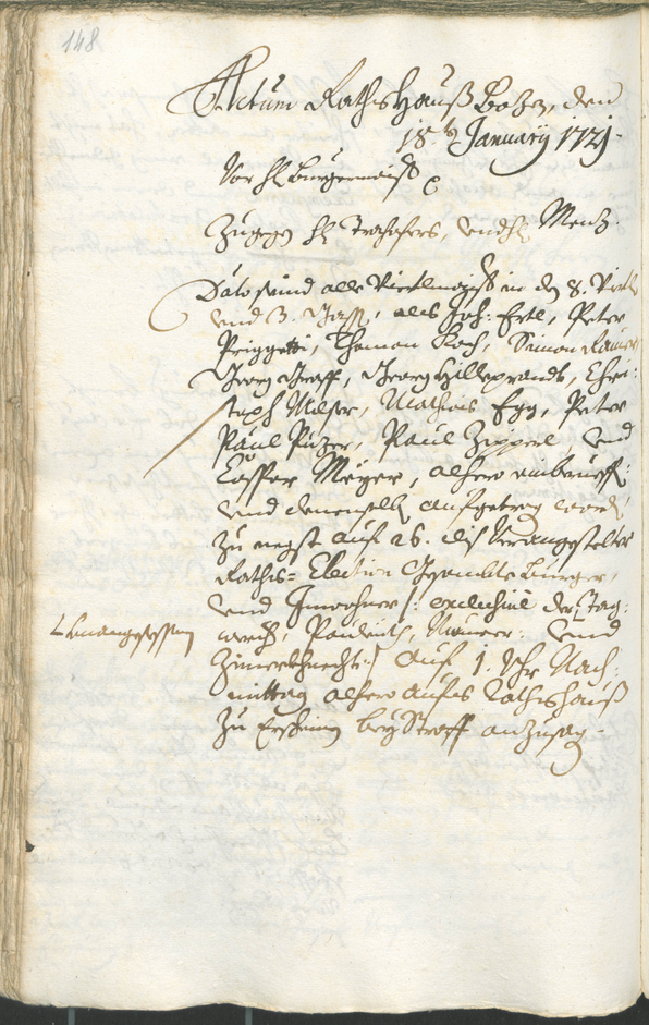 Civic Archives of Bozen-Bolzano - BOhisto Ratsprotokoll 1720/23 