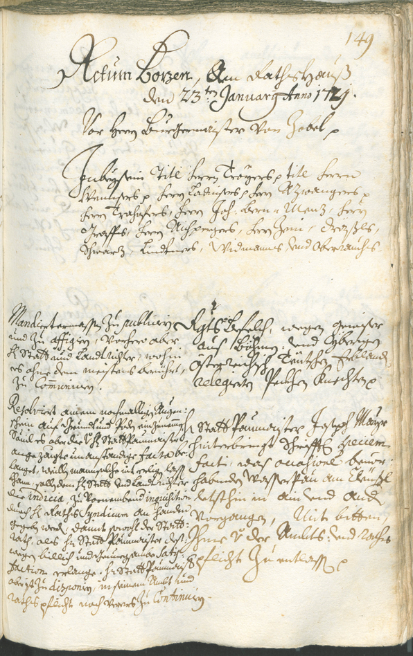 Archivio Storico della Città di Bolzano - BOhisto protocollo consiliare 1720/23 