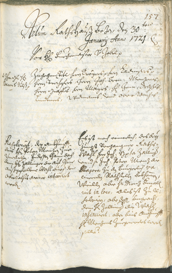 Civic Archives of Bozen-Bolzano - BOhisto Ratsprotokoll 1720/23 