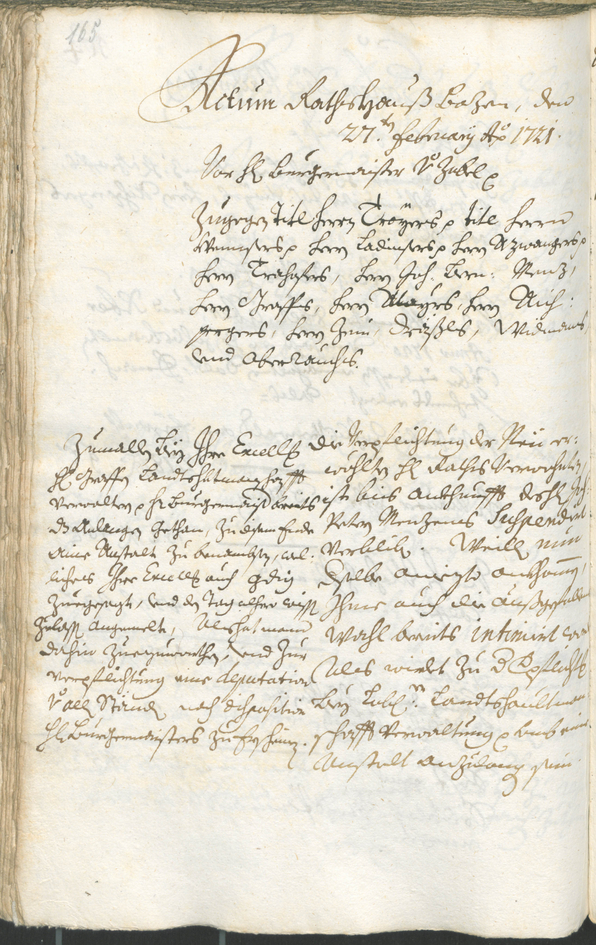 Civic Archives of Bozen-Bolzano - BOhisto Ratsprotokoll 1720/23 