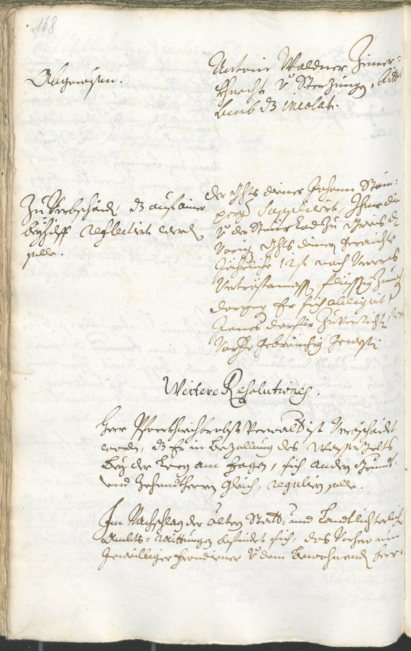 Civic Archives of Bozen-Bolzano - BOhisto Ratsprotokoll 1720/23 