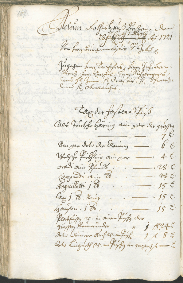 Civic Archives of Bozen-Bolzano - BOhisto Ratsprotokoll 1720/23 