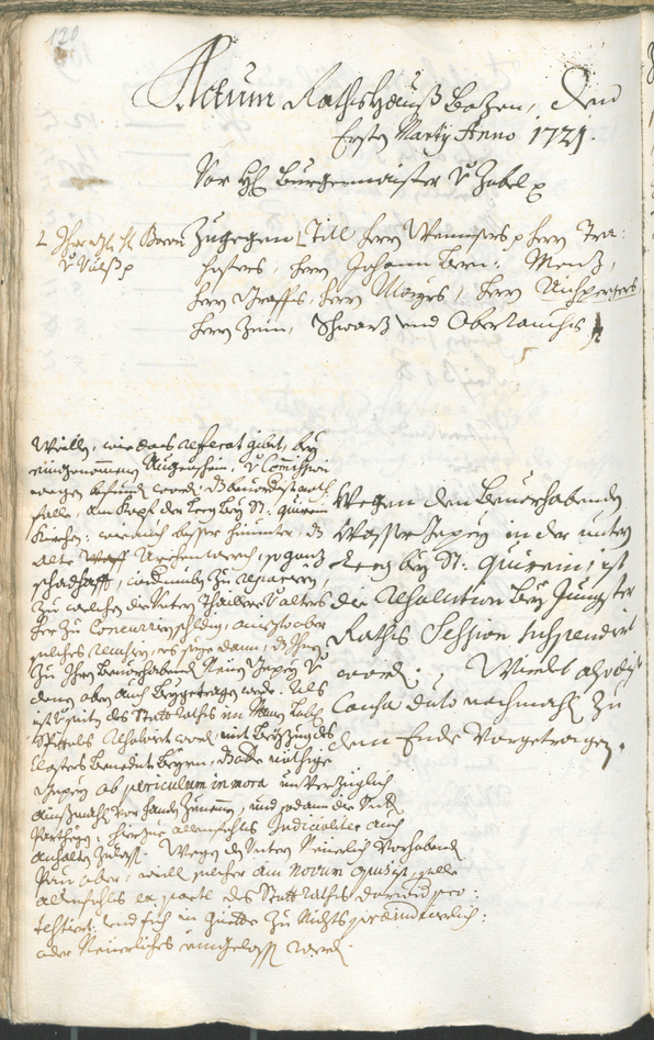 Civic Archives of Bozen-Bolzano - BOhisto Ratsprotokoll 1720/23 