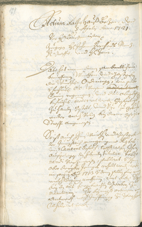 Civic Archives of Bozen-Bolzano - BOhisto Ratsprotokoll 1720/23 