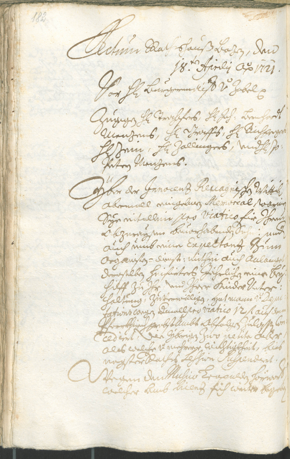 Archivio Storico della Città di Bolzano - BOhisto protocollo consiliare 1720/23 