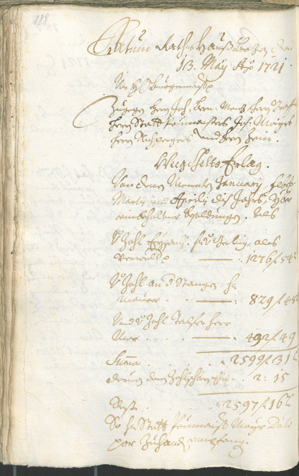 Civic Archives of Bozen-Bolzano - BOhisto Ratsprotokoll 1720/23 