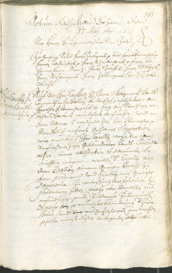 Civic Archives of Bozen-Bolzano - BOhisto Ratsprotokoll 1720/23 