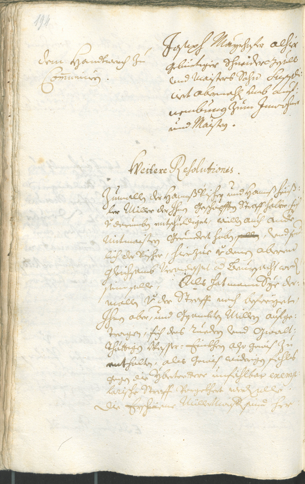 Civic Archives of Bozen-Bolzano - BOhisto Ratsprotokoll 1720/23 