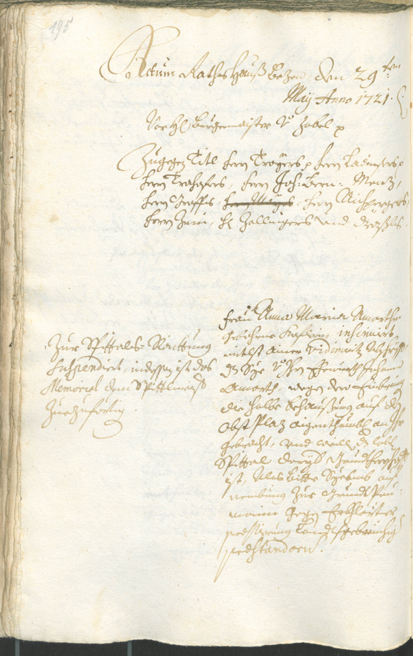 Civic Archives of Bozen-Bolzano - BOhisto Ratsprotokoll 1720/23 