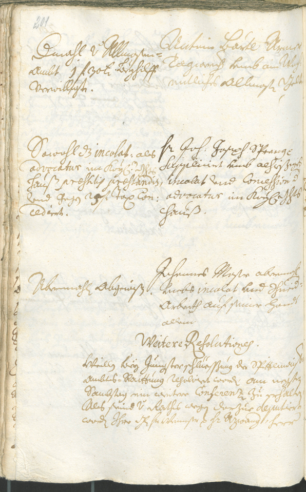 Civic Archives of Bozen-Bolzano - BOhisto Ratsprotokoll 1720/23 