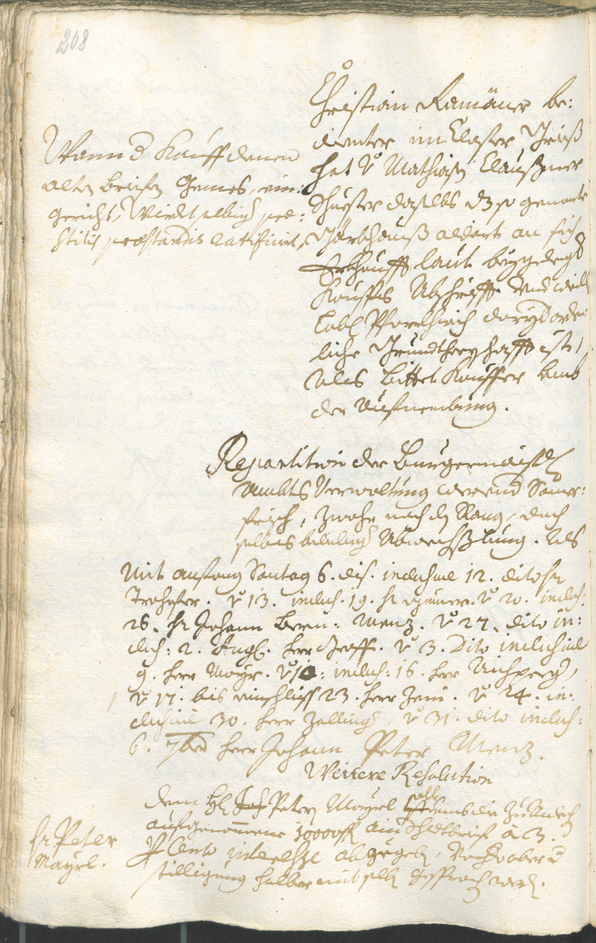 Archivio Storico della Città di Bolzano - BOhisto protocollo consiliare 1720/23 