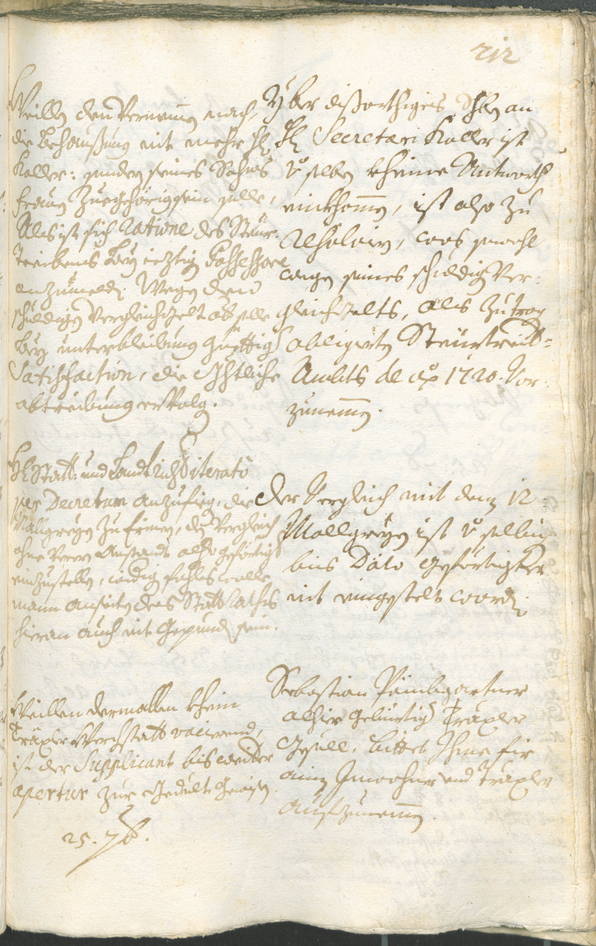 Civic Archives of Bozen-Bolzano - BOhisto Ratsprotokoll 1720/23 